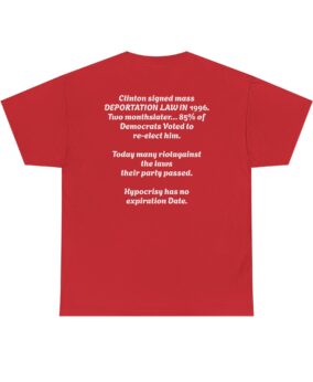 Clinton Deportation  – USA Flag Map "Read the Constitution" Tee