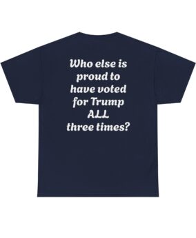 ALL three Times  – USA Flag Map "Read the Constitution" Tee