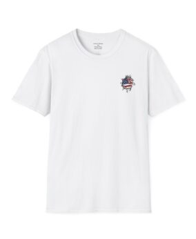 Lsander Spooner — Patriotic USA Chest Graphic Tee