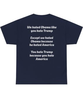 Obama like Trump  – USA Flag Map "Read the Constitution" Tee