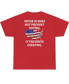Voter ID  – USA Flag Map "Read the Constitution" Tee