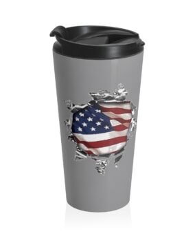 Bullet Hole Coffee Tumbler (Personalized with Town)
