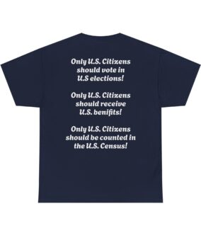 Only US Ctizens  – USA Flag Map "Read the Constitution" Tee