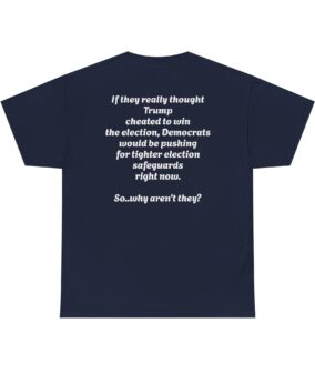 Thought Trump Cheated  – USA Flag Map "Read the Constitution" Tee